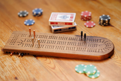 Three Lane Cribbage Board